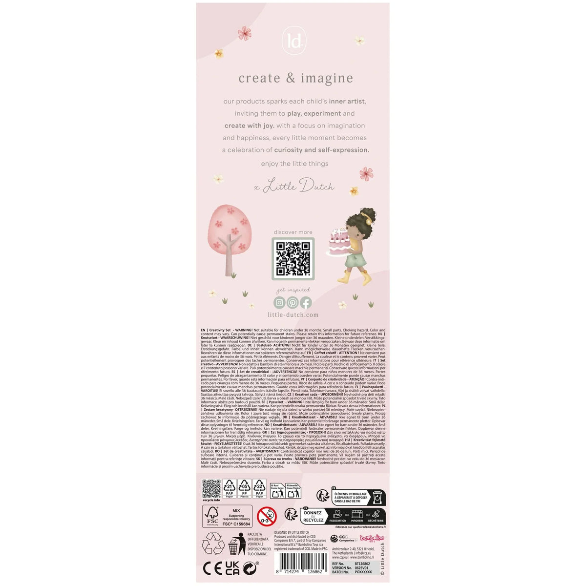 Knutseldoos - Essentials - Rosa