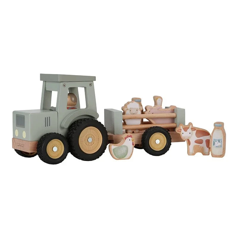 Tractor met aanhanger Little Farm