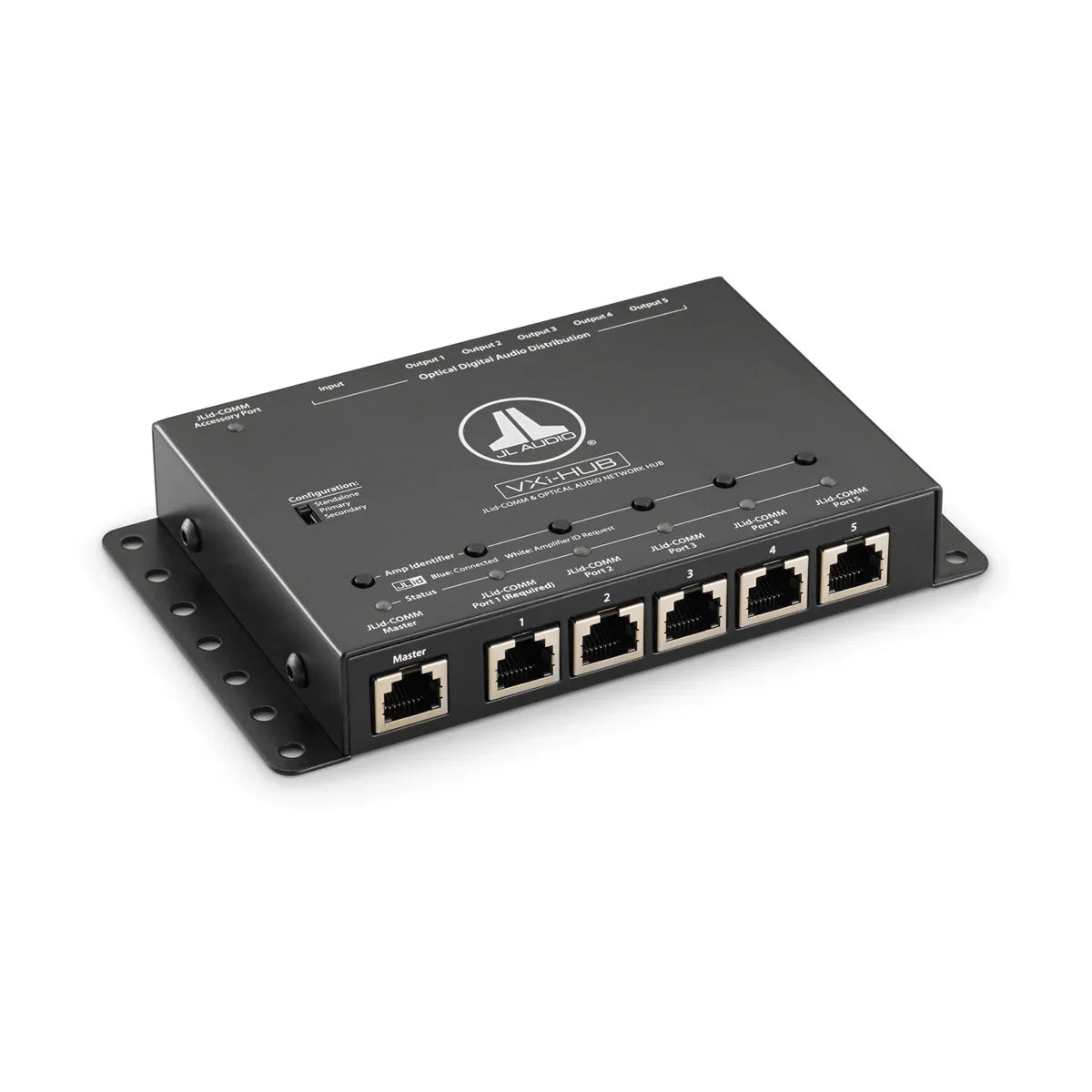 JLid™ Communication and Optical Audio Network Hub for VXi Amplifiers (VXi-HUB)