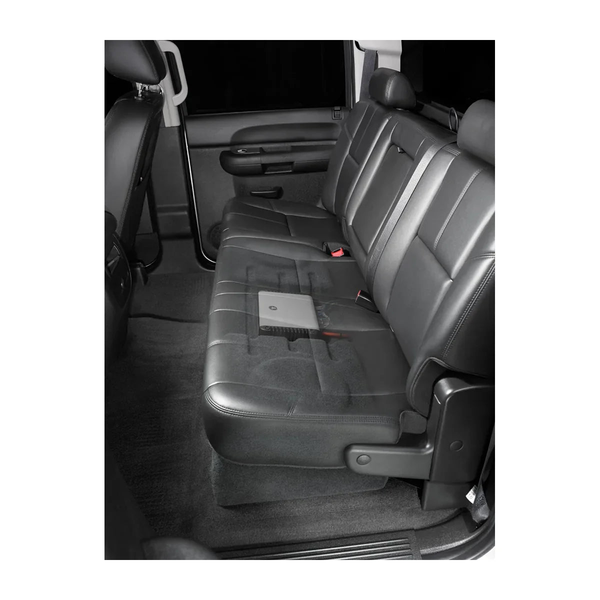Stealthbox® Enclosed Subwoofer for Chevrolet Silverado and GMC Sierra Crew Cab Trucks (SB-GM-SLVCC2/12TW3/BK)