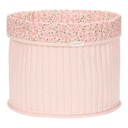 Storage basket large - Pink - Fairy Garden - Fairy Floral