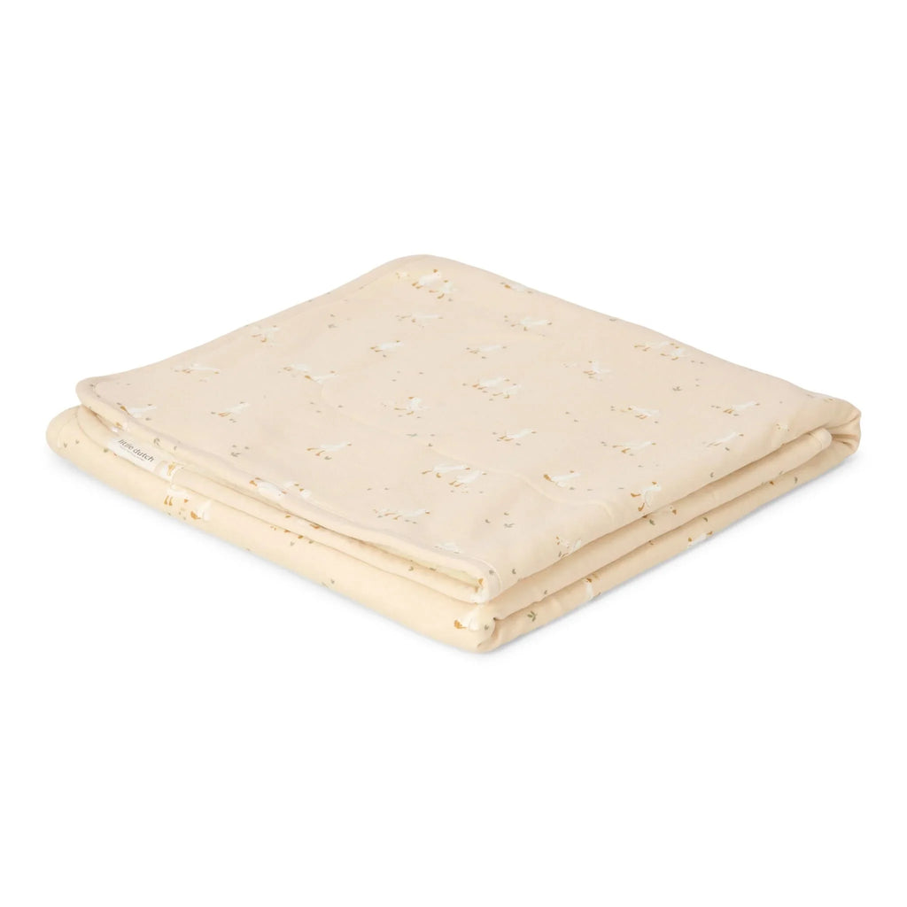 Ledikant deken - Fleece - Beige - Newborn Naturals - Little Goose
