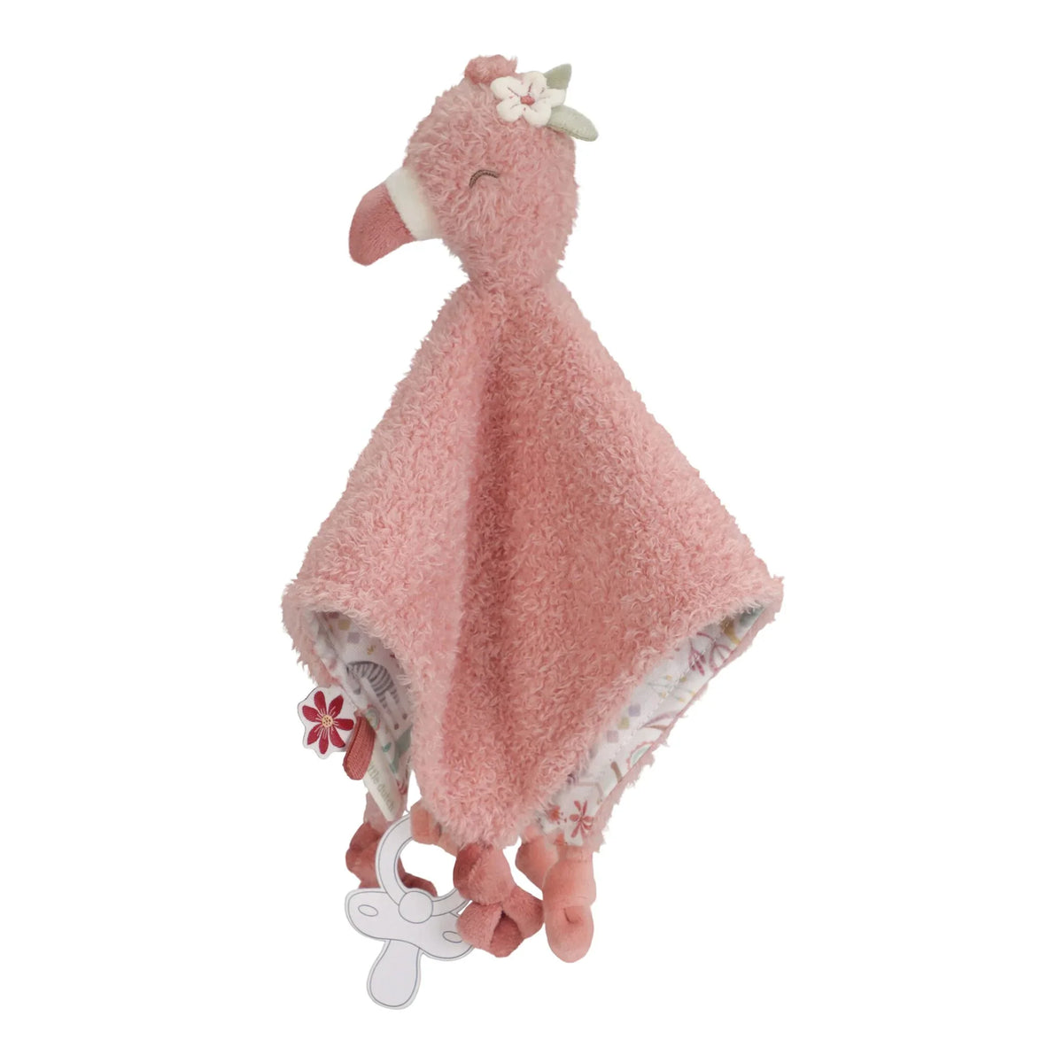 Knuffeldoekje Flamingo - Roze