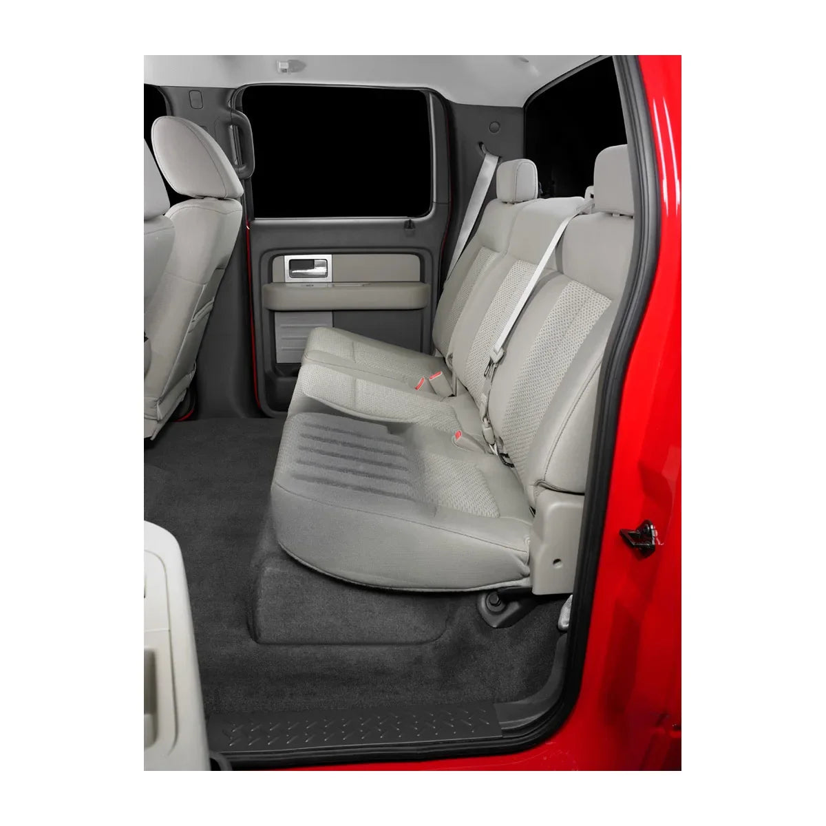 Stealthbox® Enclosed Subwoofer for Ford F-150 SuperCrew & 2017-Up SuperDuty Crew Cab (SB-F-150-SPRCRW/13TW5/BK)