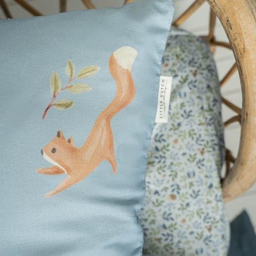 Single fitted sheet - Blue - Forest Friends - Forest Adventure