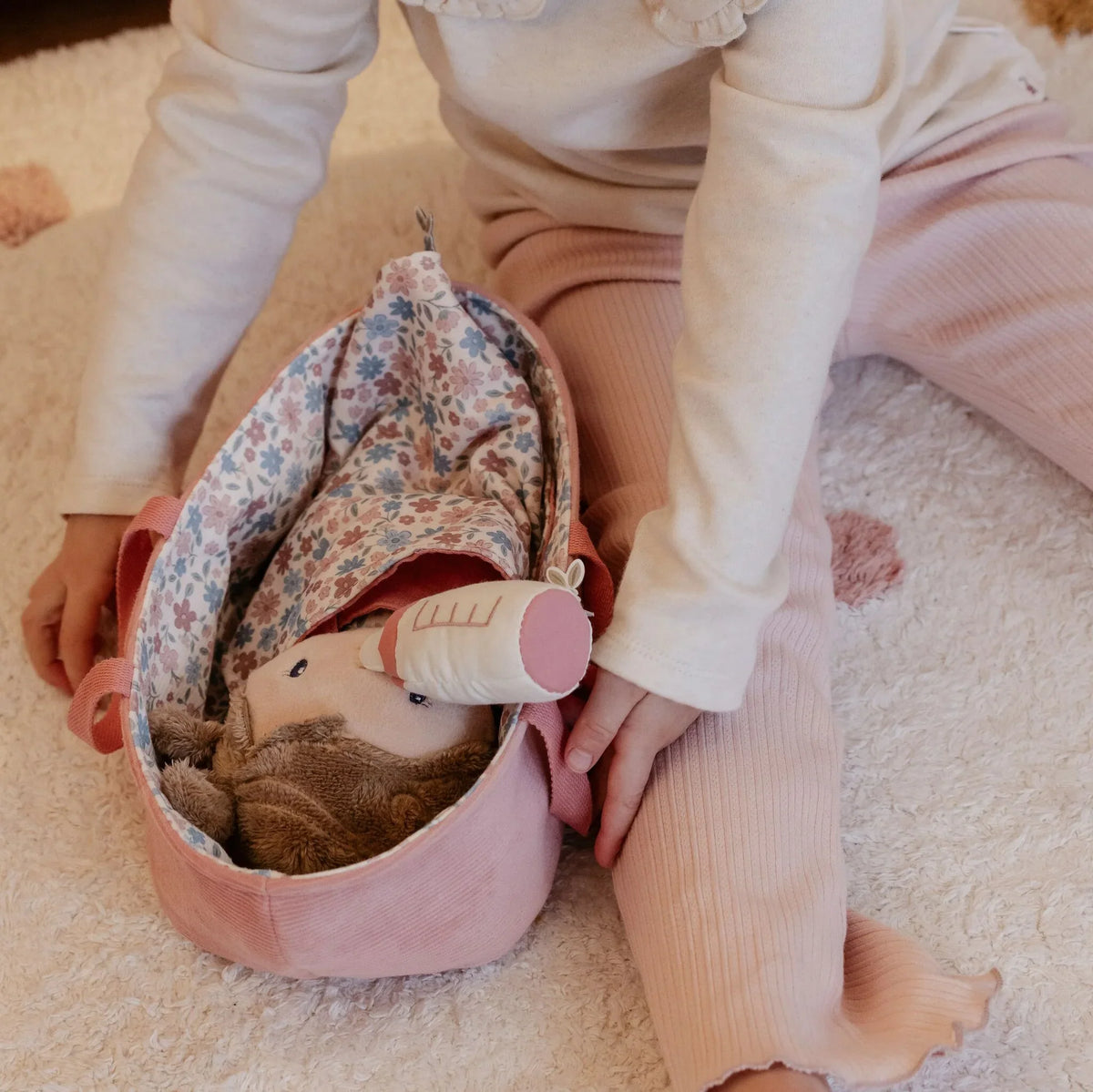 Knuffel babypop Rosa - 30 cm