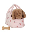 Plush Dog in Bag – Pink – Essentials