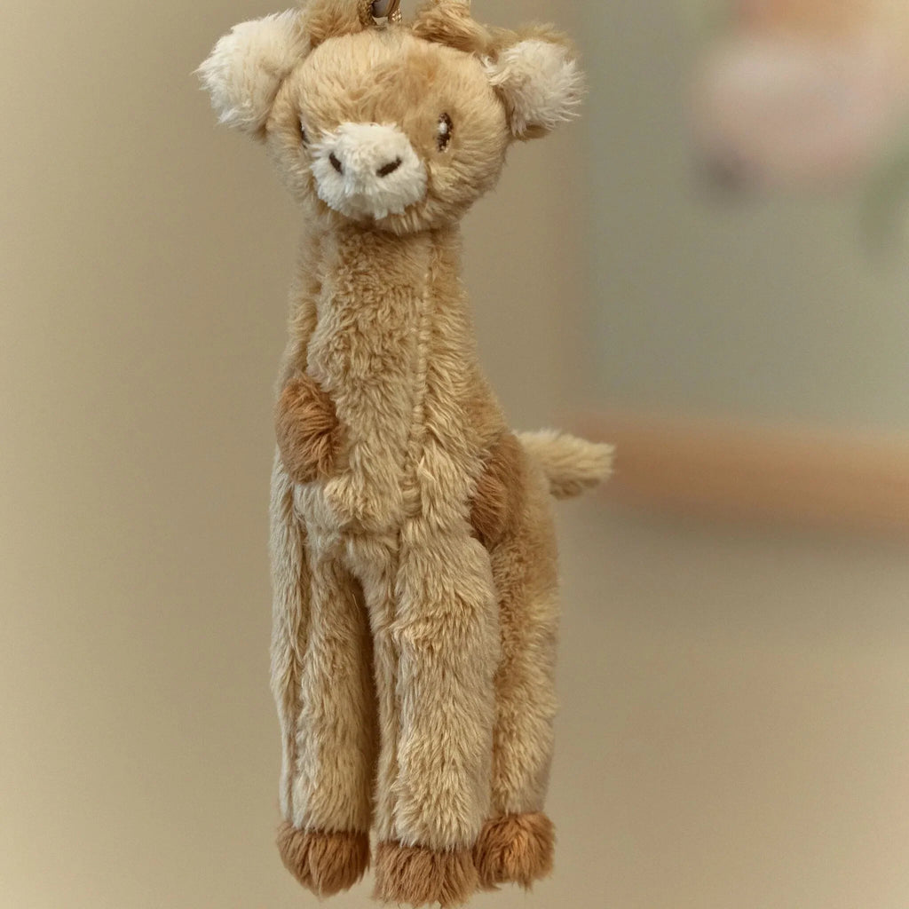 Schlüsselanhänger Giraffe - Gelb