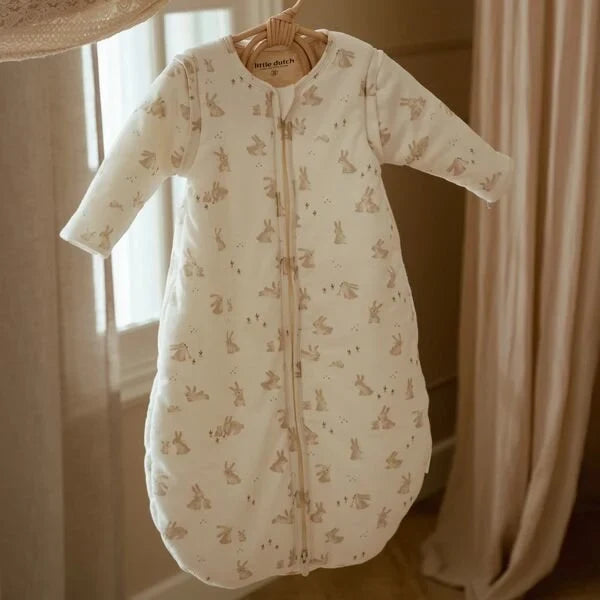 Slaapzak winter – Wit – Maat 90 cm – Newborn Naturals – Baby Bunny