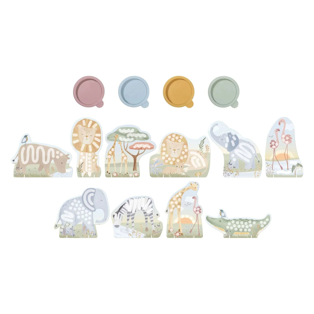 Finger painting set - Jim en Rosa