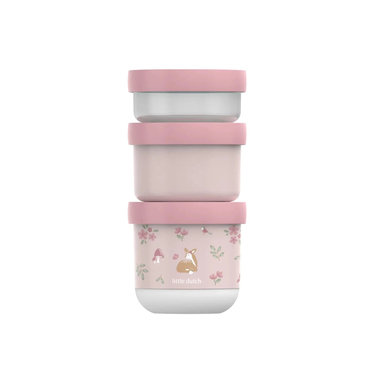 Snackdoos Stapelbaar 3-delig Fairy Garden