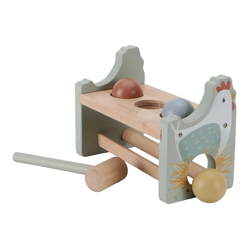 Hamerbankje met ballen Little Farm