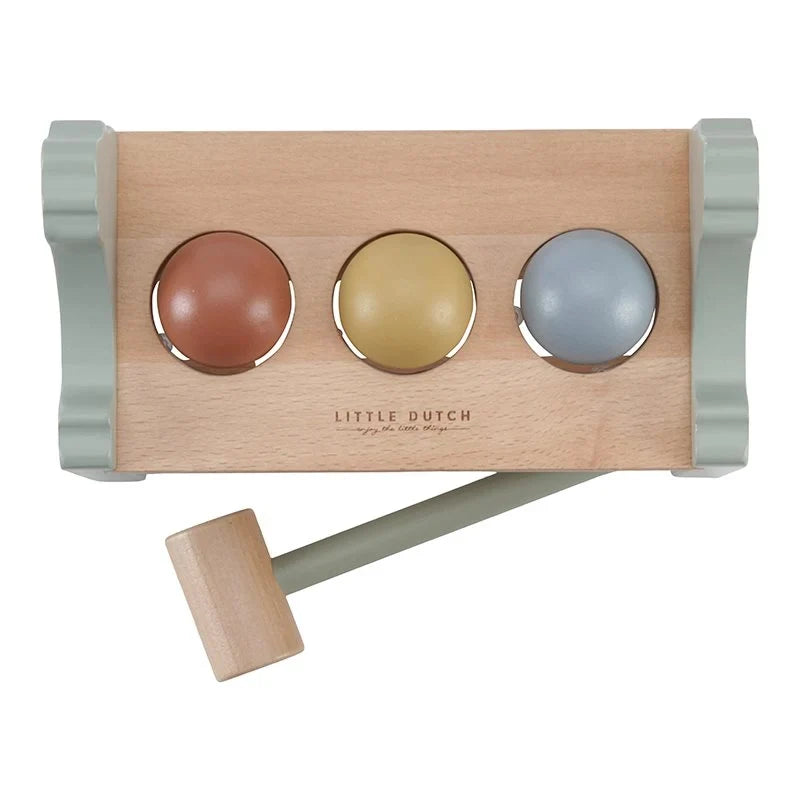 Hamerbankje met ballen Little Farm