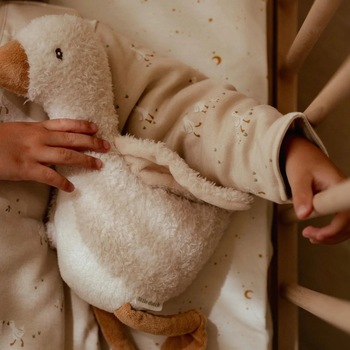 Hoeslaken - Wit - 70 x 140/150 cm - Newborn Naturals - Little Goose