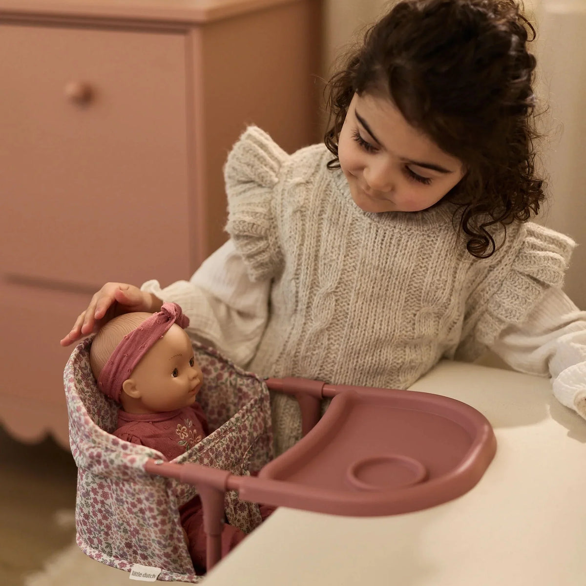 Doll High Chair - Pink
