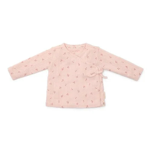 Shirt Wickeloptik Langarm - Rosa - Fairy Garden - Fairy Flowers