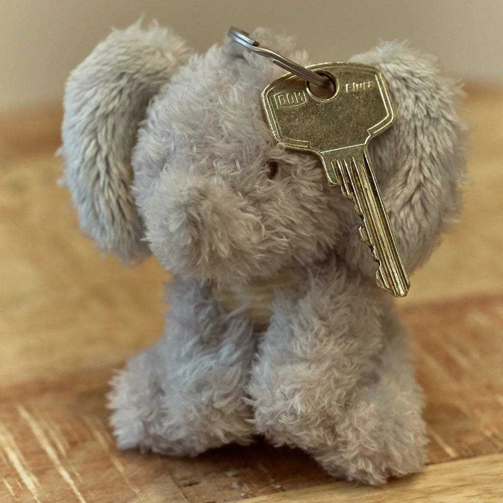 Schlüsselanhänger Elefant - Grau