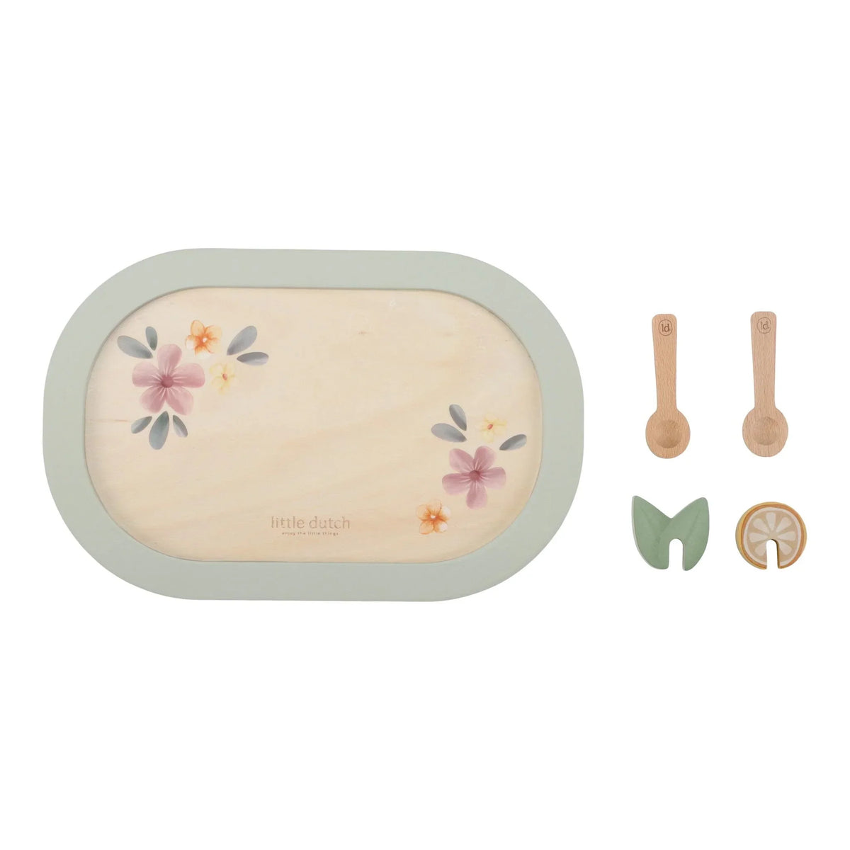 Houten theeservies - Meerkleurig - Essentials